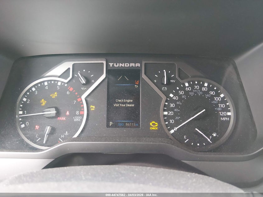 2022 Toyota Tundra Limited VIN: 5TFJA5DB4NX030711 Lot: 44747562