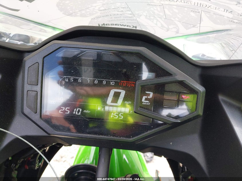 2025 Kawasaki Ex500 H VIN: ML5EXGH17SDA58395 Lot: 44747647