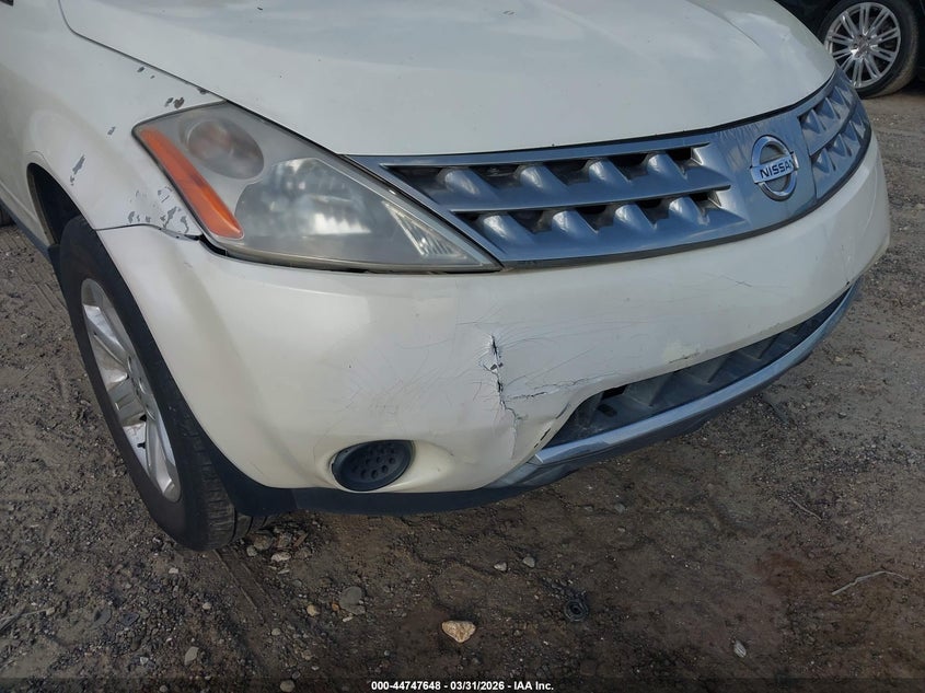 2006 Nissan Murano S VIN: JN8AZ08TX6W425423 Lot: 44747648