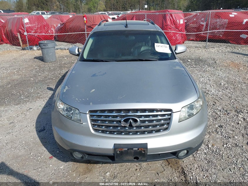 2005 Infiniti Fx35 VIN: JNRAS08U15X109975 Lot: 44747700