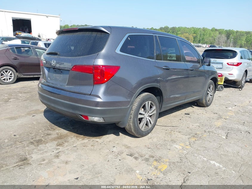 Vin: 5fnyf5h48gb015489, lot: 45244947, honda pilot ex 20164