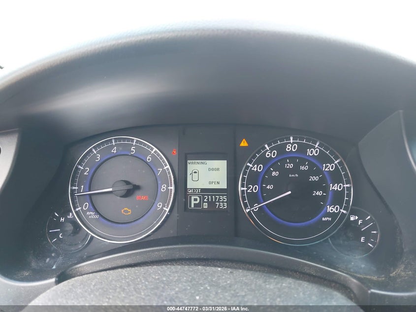 2011 Infiniti Ex35 Journey VIN: JN1AJ0HR1BM850531 Lot: 44747772