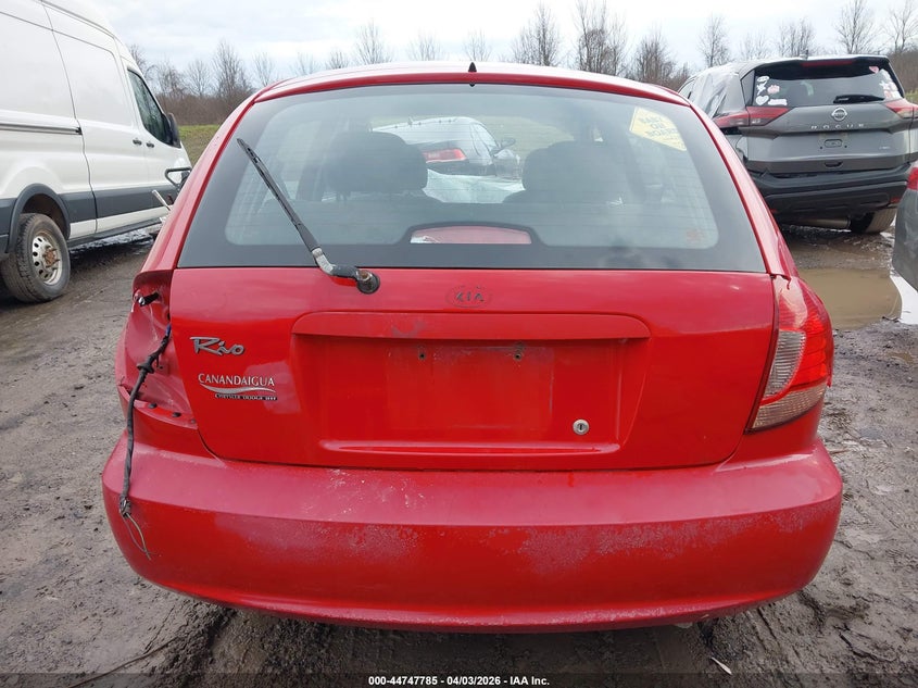 2004 Kia Rio Cinco VIN: KNADC165446202499 Lot: 44747785