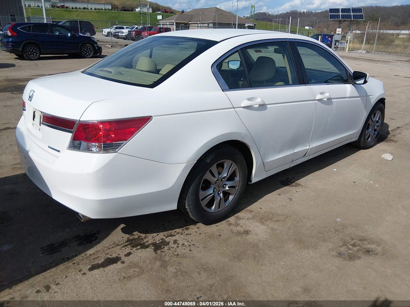2012 Honda Accord 2.4 2.4 Se white Lot 111044748069 Vin 1HGCP2F66CA090044