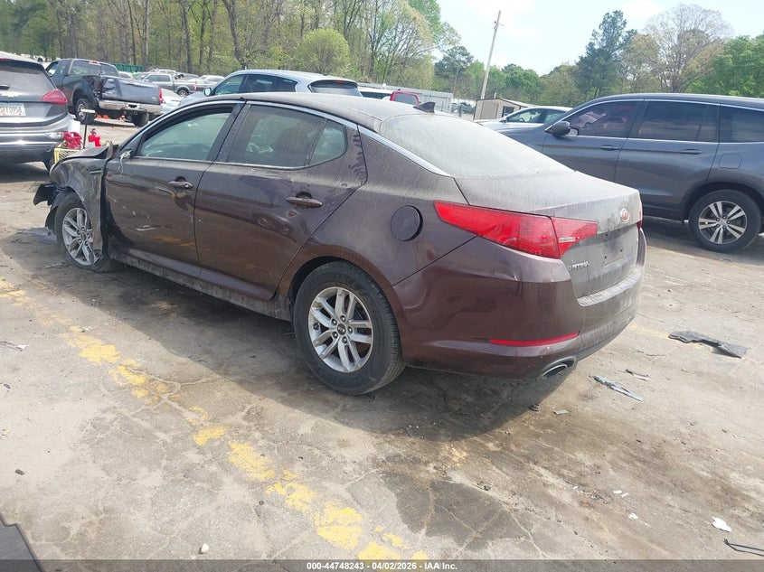 Vin: knagm4a71b5116235, lot: 45245437, kia optima lx 20113