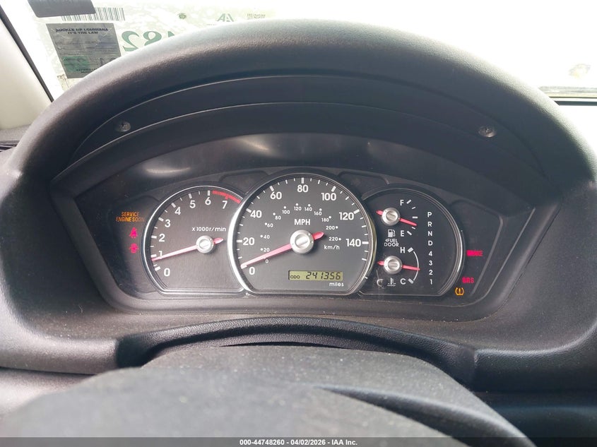 2010 Mitsubishi Endeavor Ls VIN: 4A4JM2AS9AE013962 Lot: 44748260