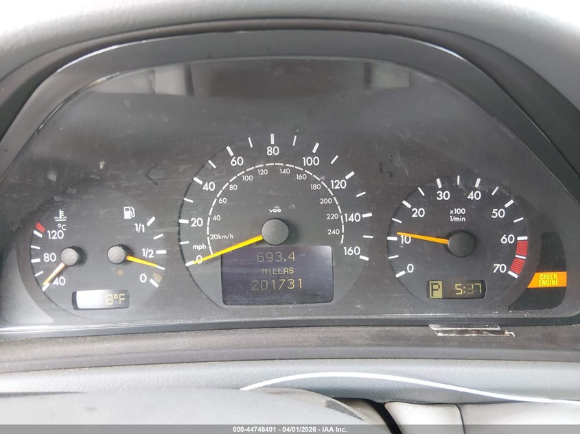 2002 Mercedes-Benz Clk 320 VIN: WDBLK65G52T109859 Lot: 44748401