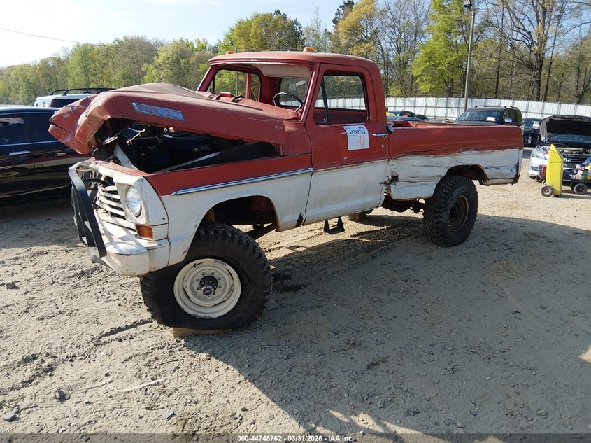 F26YRB48313 1967 Ford F250 Highb photo 1