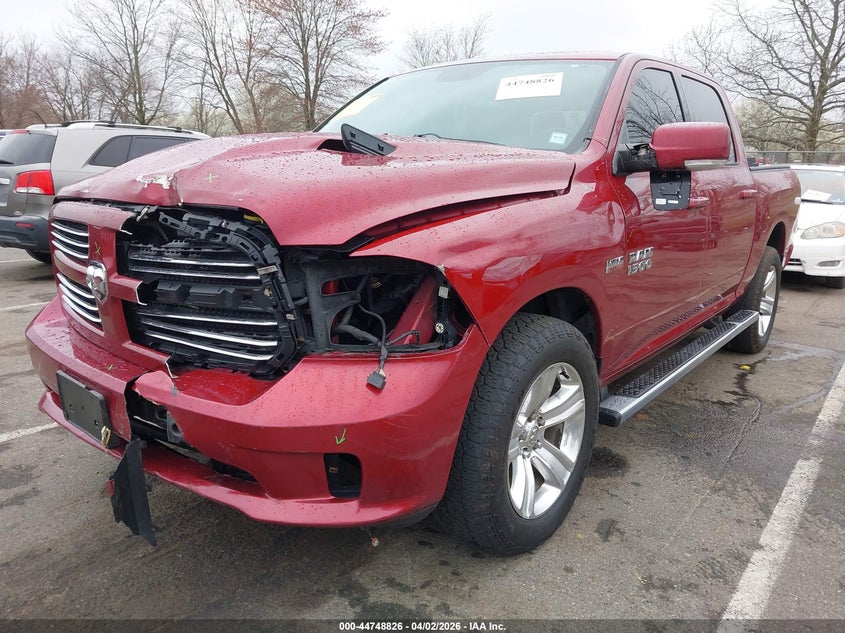 Vin: 1c6rr7mt2fs749879, lot: 45246021, ram 1500 sport 20152