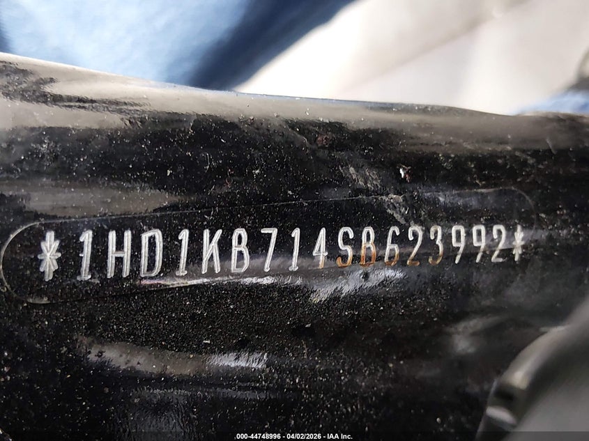 2025 Harley-Davidson Flhx VIN: 1HD1KB714SB623992 Lot: 44748996