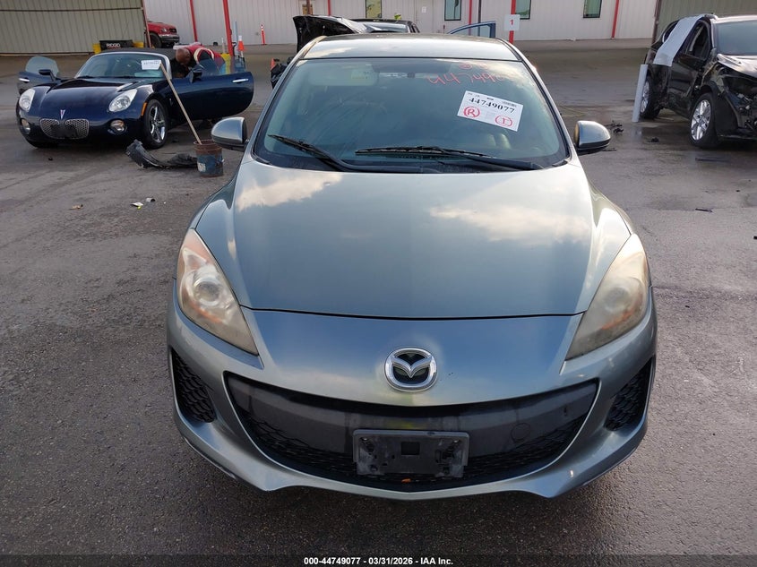 2012 Mazda 3 2.0 I Touring green Lot 111044749077 Vin JM1BL1VF0C1515033