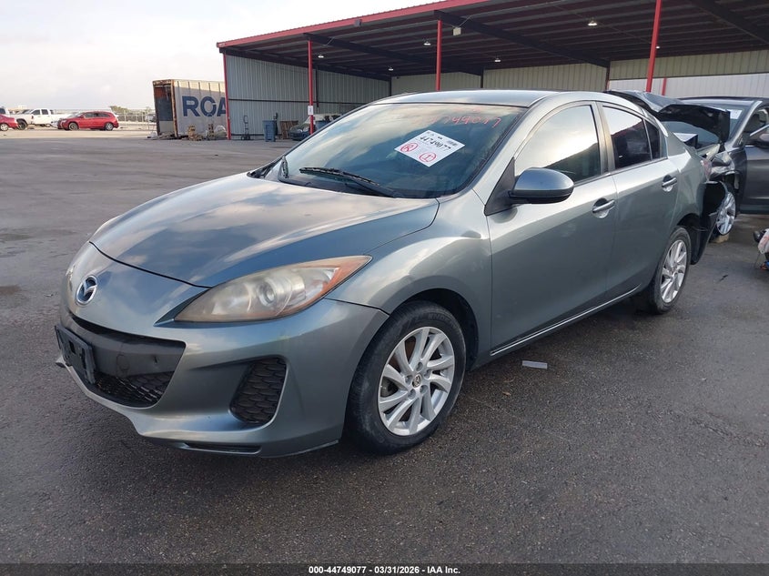 Vin: jm1bl1vf0c1515033, lot: 45246272, mazda mazda3 i touring 20122
