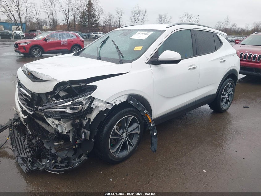 Vin: kl4mmfsl8mb071189, lot: 45246281, buick encore gx fwd essence 20212