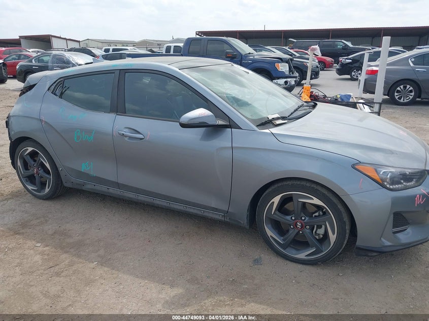 2021 Hyundai Veloster Turbo VIN: KMHTH6AB0MU032711 Lot: 44749093