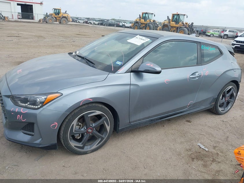 2021 Hyundai Veloster Turbo VIN: KMHTH6AB0MU032711 Lot: 44749093