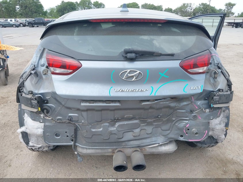 2021 Hyundai Veloster Turbo VIN: KMHTH6AB0MU032711 Lot: 44749093