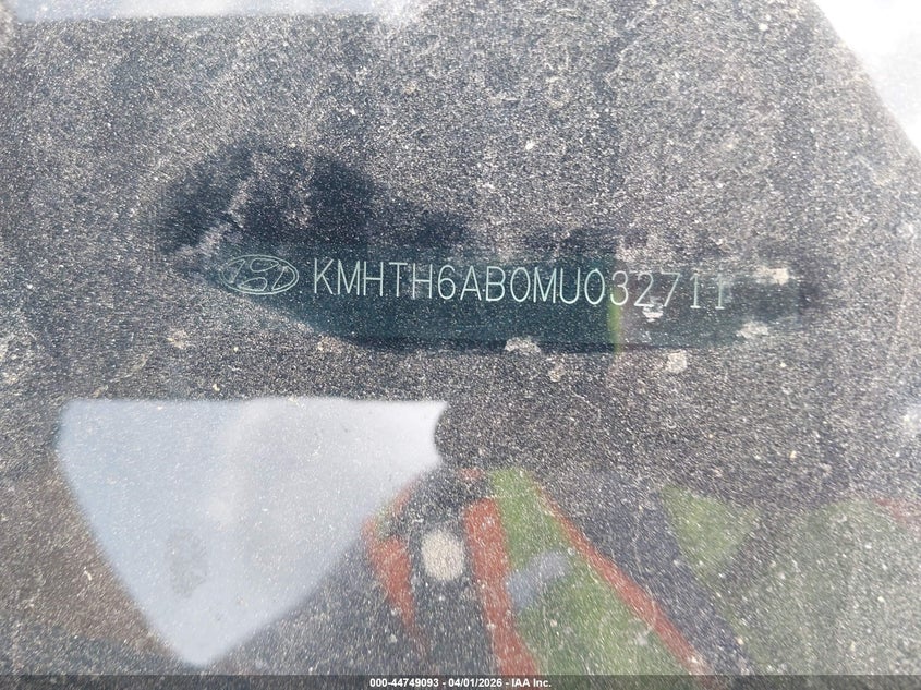 2021 Hyundai Veloster Turbo VIN: KMHTH6AB0MU032711 Lot: 44749093