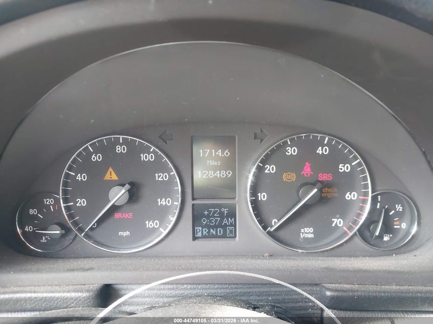 2005 Mercedes-Benz C 240 Luxury 4Matic VIN: WDBRF81J15F586187 Lot: 44749105