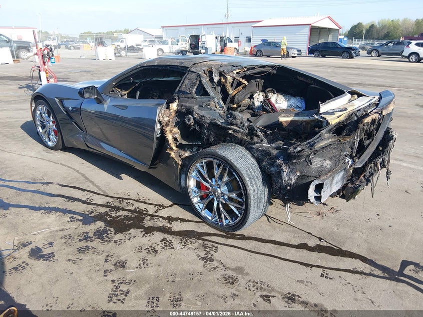 Vin: 1g1yb2d78f5121539, lot: 45246352, chevrolet corvette stingray 20153