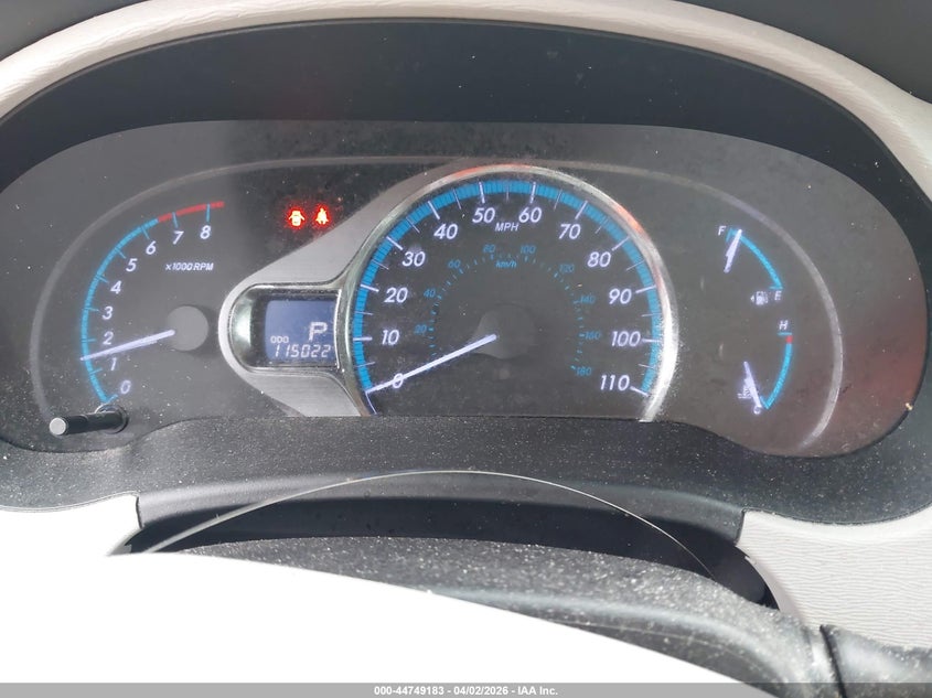 2014 TOYOTA SIENNA VAN 3.5L V-6 DOHC, VVT, 266HP