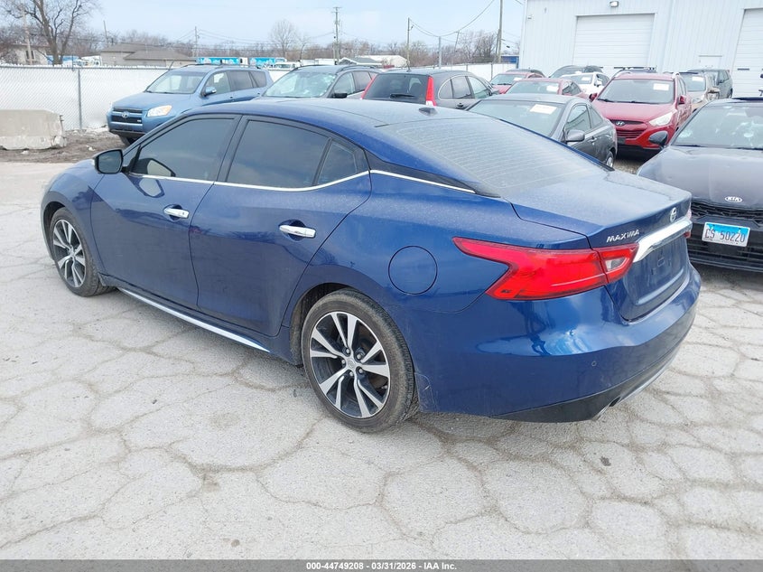 Vin: 1n4aa6apxjc396055, lot: 45246403, nissan maxima 3.5 platinum 20183