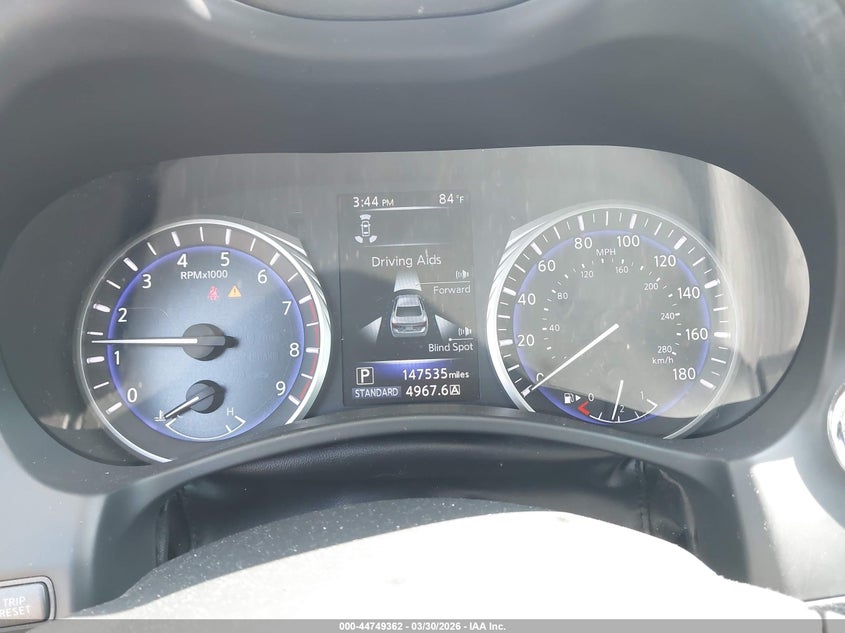 2016 INFINITI Q50 auction photo 7