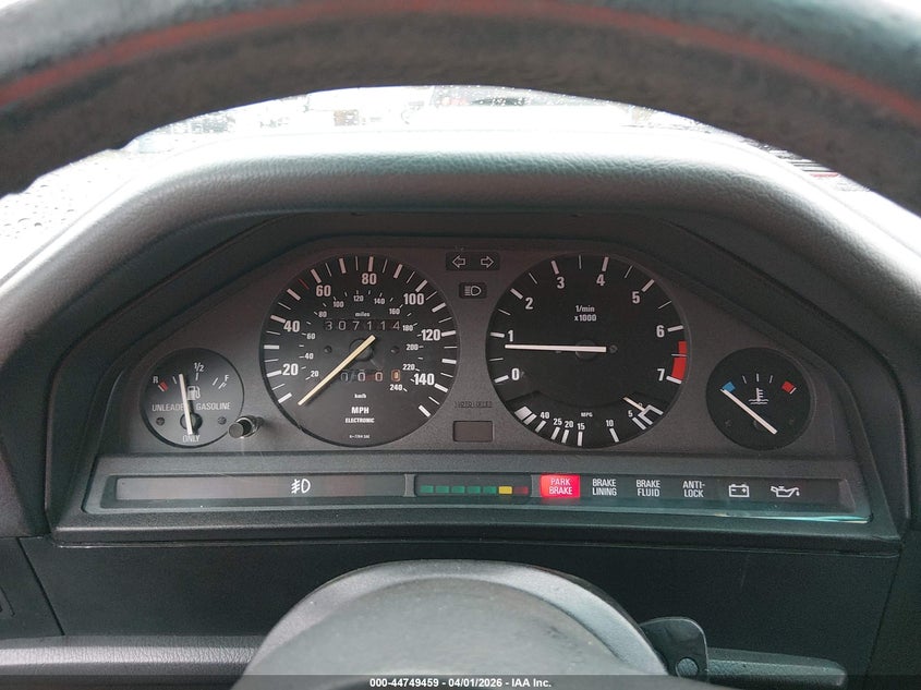 1989 BMW 325 I VIN: WBAAD1306K8835239 Lot: 44749459