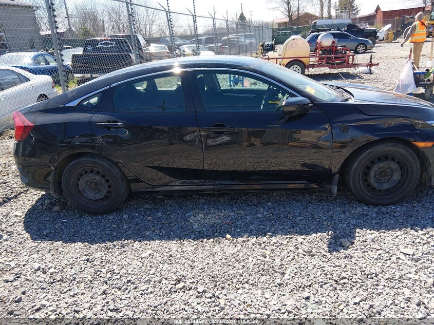 2017 Honda Civic 2.0 Lx Black Lot 111044749592 Vin 19XFC2F58HE037705