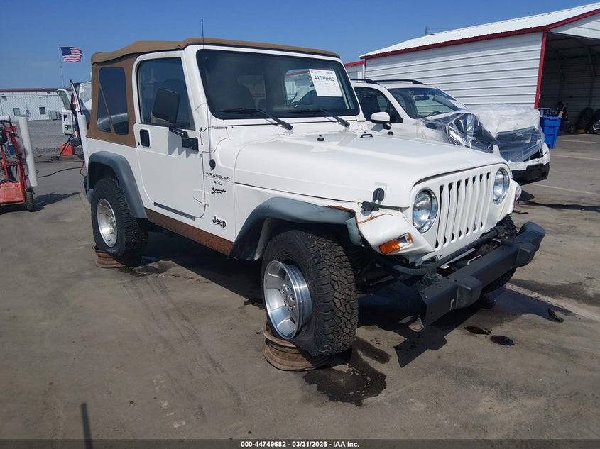 2000 JEEP WRANGLER SPORT