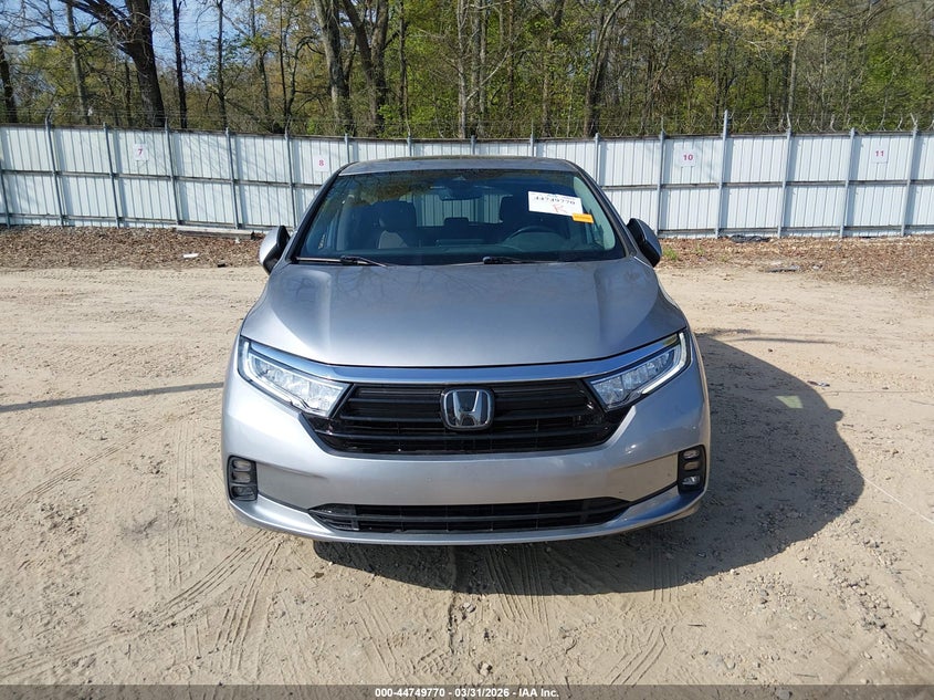 2022 Honda Odyssey Ex-L VIN: 5FNRL6H71NB070019 Lot: 44749770