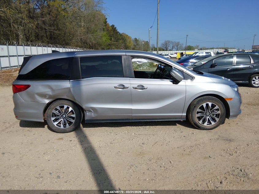2022 Honda Odyssey Ex-L VIN: 5FNRL6H71NB070019 Lot: 44749770