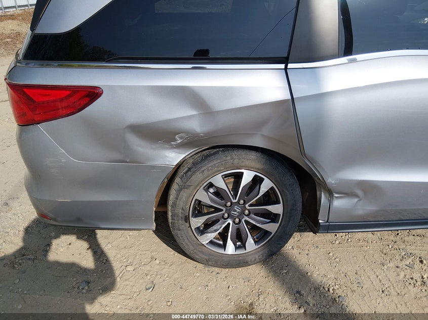 2022 Honda Odyssey Ex-L VIN: 5FNRL6H71NB070019 Lot: 44749770