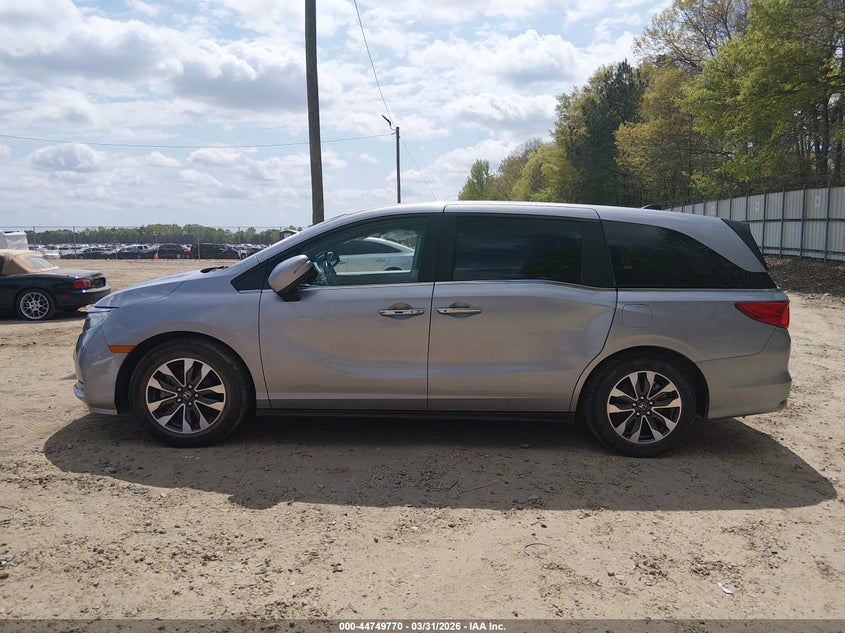 2022 Honda Odyssey Ex-L VIN: 5FNRL6H71NB070019 Lot: 44749770