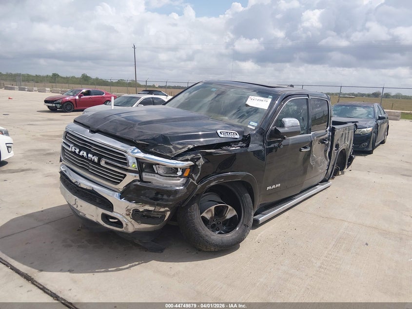 Vin: 1c6srfjt9kn521712, lot: 45247074, ram 1500 laramie  4x4 5'7 box 20192