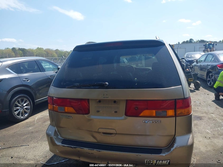 2002 Honda Odyssey Ex-L VIN: 5FNRL189X2B029324 Lot: 44749881