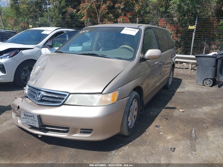 2002 Honda Odyssey Ex-L VIN: 5FNRL189X2B029324 Lot: 44749881