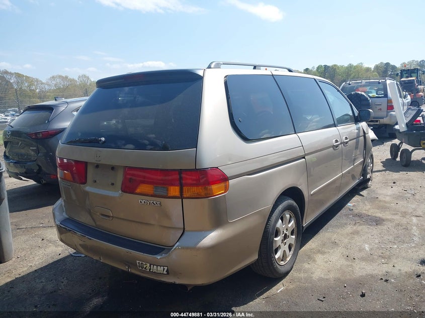 2002 Honda Odyssey Ex-L VIN: 5FNRL189X2B029324 Lot: 44749881