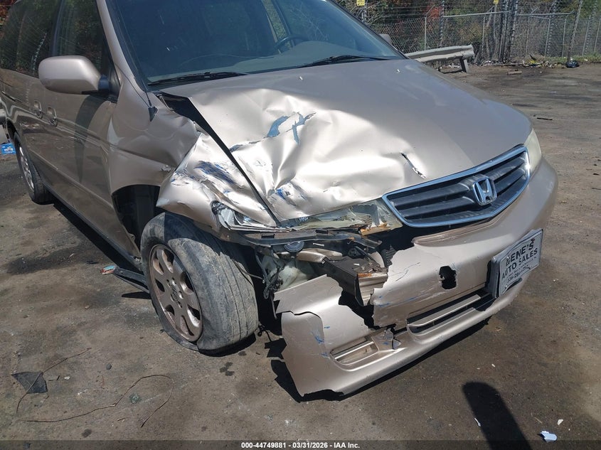 2002 Honda Odyssey Ex-L VIN: 5FNRL189X2B029324 Lot: 44749881