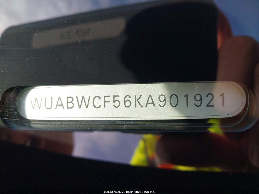 2019 Audi Rs 5 2.9T VIN: WUABWCF56KA901921 Lot: 44749972