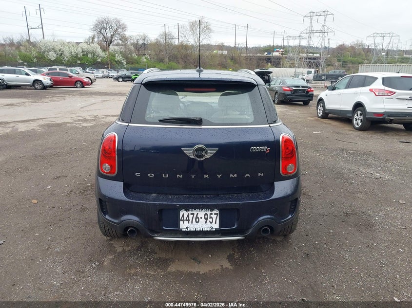 2016 Mini Countryman Cooper S VIN: WMWZC5C50GWU20512 Lot: 44749976