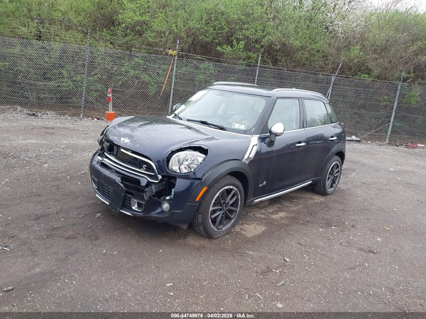 Vin: wmwzc5c50gwu20512, lot: 45247171, mini countryman cooper s 20162