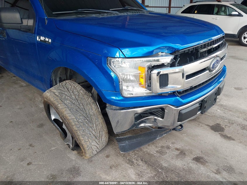 2019 Ford F-150 5.0 Xlt blue Lot 111044750091 Vin 1FTEW1E5XKFA21033