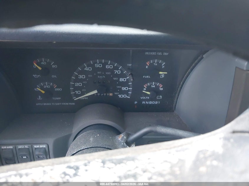 1994 Chevrolet Astro VIN: 1GNDM19Z5RB190626 Lot: 44750093