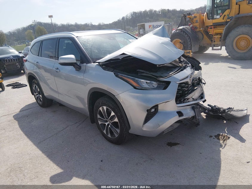 Vin: 5tdhzrbh0ls054271, lot: 45247362, toyota highlander xle 2020 img_1