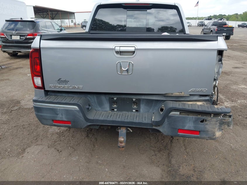 2019 Honda Ridgeline Rtl VIN: 5FPYK3F53KB000796 Lot: 44750471