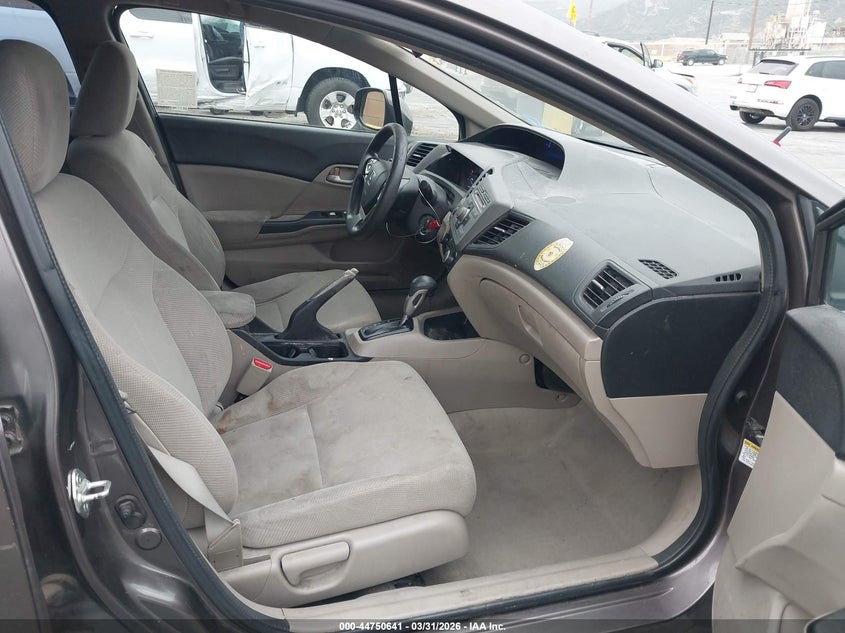 2012 Honda Civic 1.8 Lx brown Lot 111044750641 Vin 2HGFB2F5XCH589501