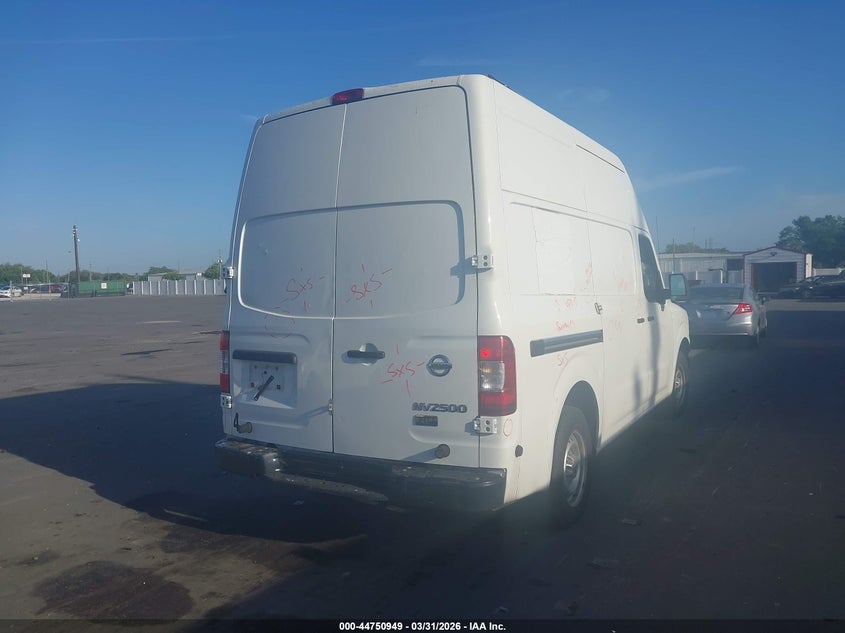 2016 Nissan Nv Cargo Nv2500 Hd S V6