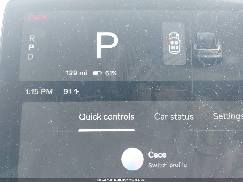 2025 Volvo Ex30 Plus Twin Motor Performance, Fully Electric VIN: YV4EK3ZK6SS155792 Lot: 44751036