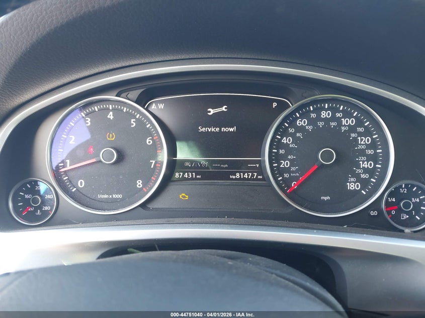 2016 Volkswagen Touareg Vr6 Lux VIN: WVGEF9BP7GD010705 Lot: 44751040