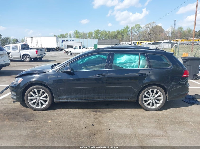 2015 Volkswagen Golf Sportwagen Tdi Se 4-Door VIN: 3VWCA7AU5FM510254 Lot: 44751056